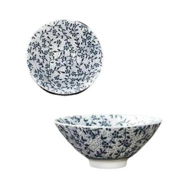 Imagem de Caneca De Cerimônia Kungfu Em Porcelana Artesanal Azul E Branca Com Dr