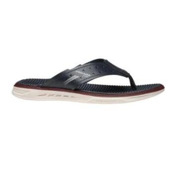 Imagem de CHINELO PEGADA MASCULINO EM COURO CASUAL 134652-04 MARINHO-Masculino