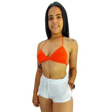 Imagem de Shortinho Curto Feminino Furadinho Academia Saída De Praia - HYPE MODA