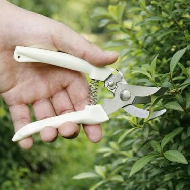 Imagem de Tesouras de jardim, tesouras de poda para plantas, flores, ervas, ferramenta de jardinagem interna e externa