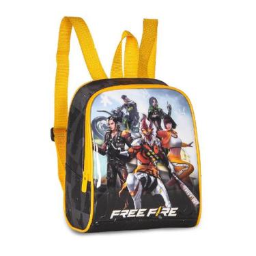 Imagem de Lancheira Térmica de Costas Jogo Free Fire Escolar Meninos - Clio Styl