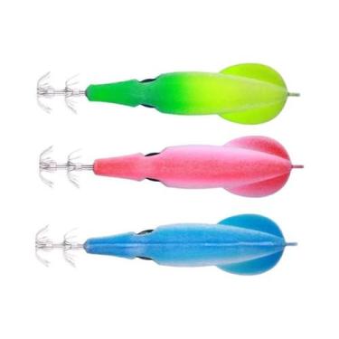 Imagem de Isca De Lula HENGJIA De 9cm 6g, Isca Simuladora De Camarão Para Pesca 