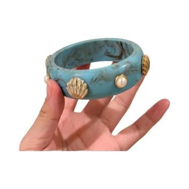 Imagem de Pulseiras Vintage De Resina Acrílica Para Mulheres, Imitando Pérolas, 