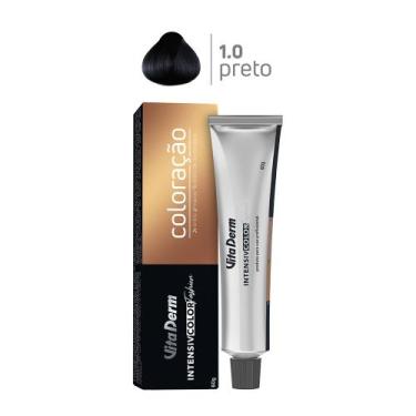 Imagem de Coloração Profissional 1.0 Preto 60g - Vita Derm - Coloração Permanent