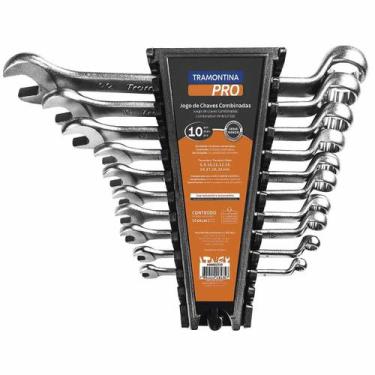 Imagem de Jogo de Chaves Combinadas 10 Peças (44660/310) - Tramontina Pro