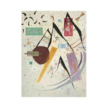Imagem de Arte Abstrata Colorida De Wassily Kandinsky Pintura Em Mosaico De Diam