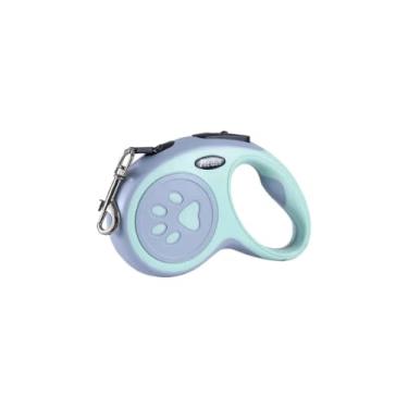 Imagem de Guia Retrátil 3 Metros Com Botão De Controle Para Regulagem Pet Cachorro Passeio