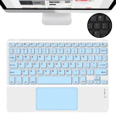 Imagem de Kit Teclado Com Touchpad Sem Fio Galaxy S10 Fe 10.9 X526