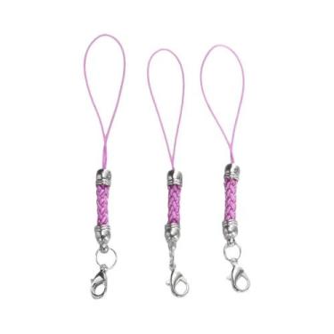 Imagem de Corda Para Chaveiro DIY Com Fecho Lagosta, Argolas De Ligação, Cordão 