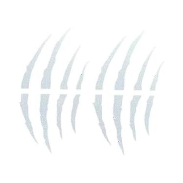 Imagem de Adesivos De Vinil Ghost Claw Para Farol De Moto, 2 Peças, PVC, Para Ta