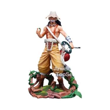 Imagem de Figura De Anime One Piece De 25cm Usopp Luffy Modelo Colecionável Em P