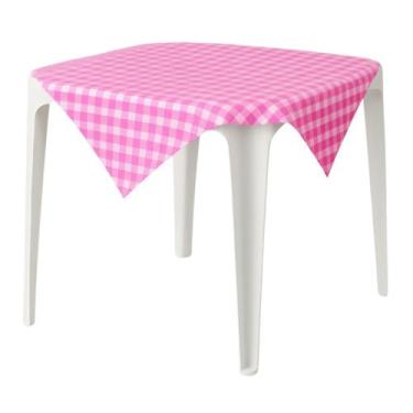 Imagem de Toalha de Mesa Xadrez 78cm Festa Junina C/10un Decoração - Crgfestas, 