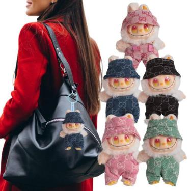 Imagem de Roupa Para Labubu Jardineira Cor Sortida Estilosa - Toys 2U