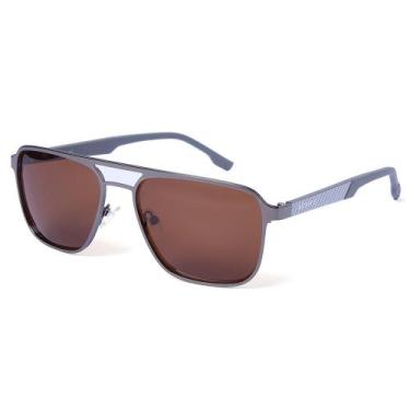 Imagem de Óculos de Sol Aramis SAR146 C01 - Cinza Metalizado 56