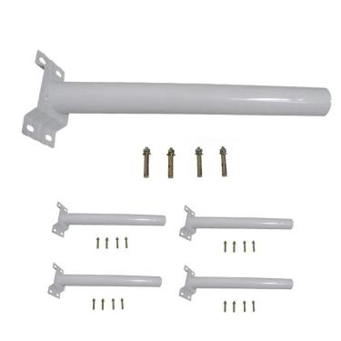 Imagem de Suporte Barra Luminaria Solar Kit Com 5 Unidades Aço