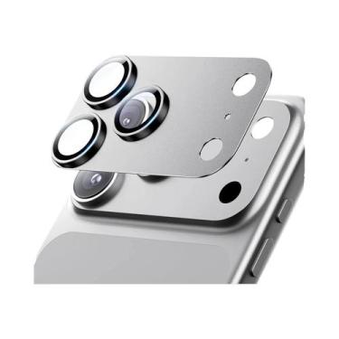 Imagem de Protetor De Lente De Câmera pro Max Para Celular 17 16 15 14 Com Forte