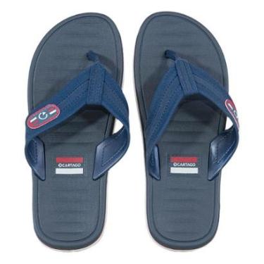 Imagem de Sandália Bege e Azul Kids Paris II | Cartago-Masculino