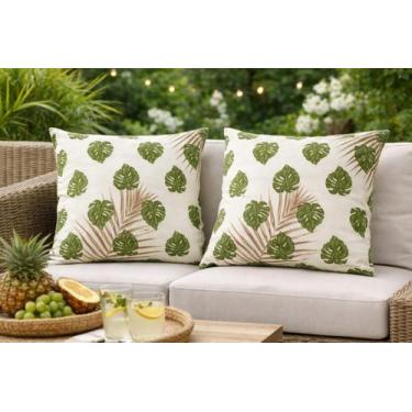 Imagem de Kit 2 Capas de Almofadão Impermeável Sem Enchimento 60cmx60cm Ambiente