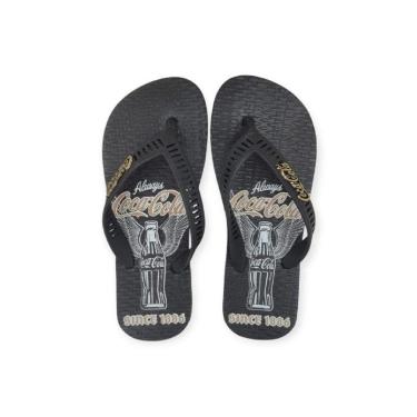 Imagem de Chinelo Coca-Cola Shoes Classic Wings Masculino Adulto Ref. CC4856-Masculino