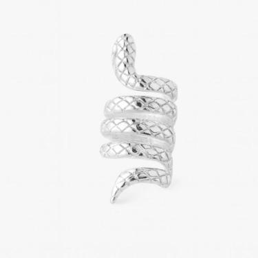 Imagem de Brinco Cobrinha Piercing Pressão em Prata 925 - MIT Joias