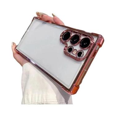 Imagem de Capa Híbrida De Acrílico Transparente Luxuosa E À Prova De Choque Para