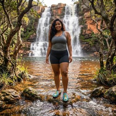Imagem de Sapatilha Feminina AquaVibe Neoprene Leve Slipon Estilo Casual Solado 