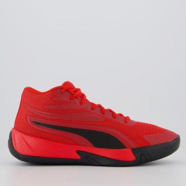 Imagem de Tênis Puma Court Pro Vermelho e Preto, 41