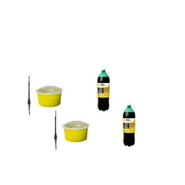 Imagem de Kit 2 Armadilhas Target e 2 Atrativo Natural Papa Mosca