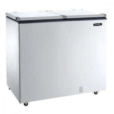 Imagem de Conservador Horizontal Freezer Esmaltec Ech350 Degelo Manual 325L com Rodízios Branco 220V