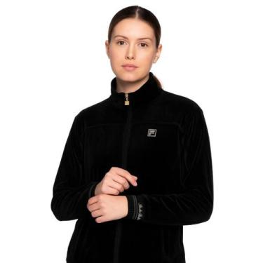 Imagem de Agasalho Feminino Fila 1221755 F-Box Plush, Preto, M