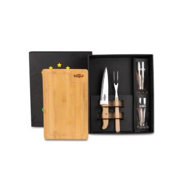 Imagem de Kit para Churrasco com Copos 5 Peças - SÓ MARCAS