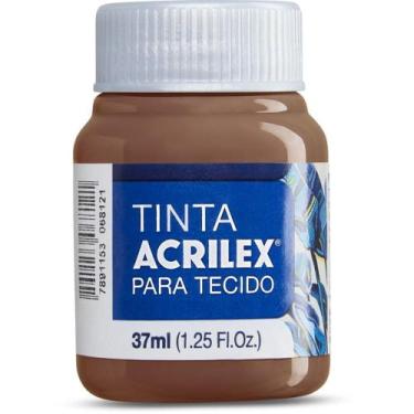 Imagem de Tinta para Tecido Fosca 37ML Marrom - Acrilex