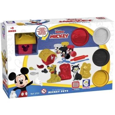 Imagem de Kit de Massinha Cotiplás Mickey Pets Disney 250g