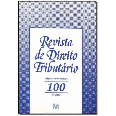 Imagem de Revista de direito tributario vol.100 - MALHEIROS EDITORES, 3