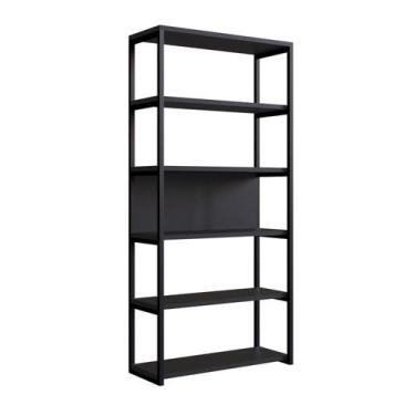 Imagem de Móveis para Sala de Estar Estante Modular Oxford Preto - Metta Mobili