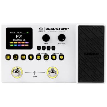 Imagem de Pedal de Guitarra SORAN Dual Stomp 99 Presets 126 Efeitos