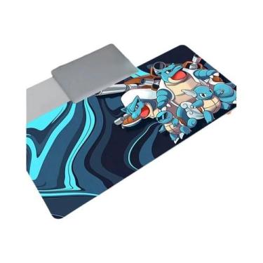 Imagem de Mouse Pad Para Jogos De Anime Com Borda Branca Pokémon Squirtle, Tapet