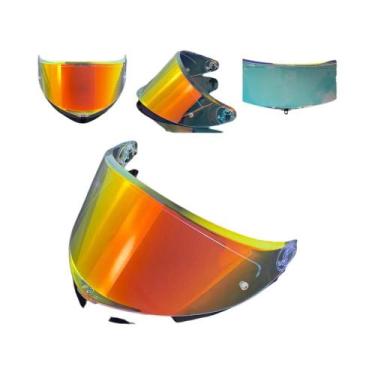 Imagem de Lente De Capacete AGV K6: Viseira Corta-Vento Em Policarbonato Com Pro