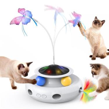 Imagem de Brinquedo Interativo para Gatos Pawtners 4 em 1 Recarregável