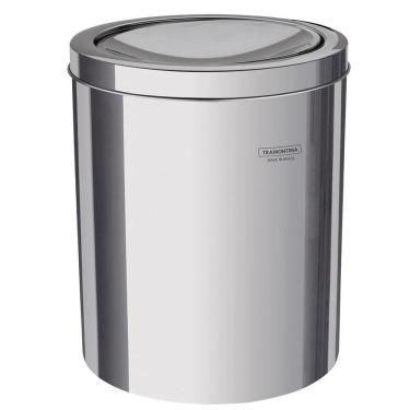 Imagem de Lixeira Swing Aço Inox Com Tampa Basculante 5L Tramontina