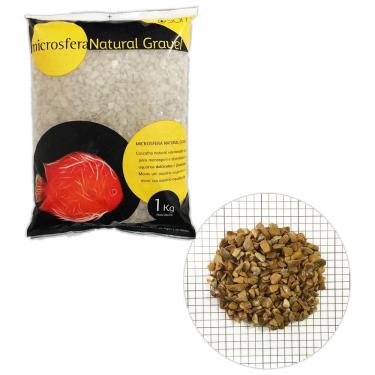 Imagem de Substrato SOMA Marine Gravel Blood Orange 1Kg 4-6mm Laranja