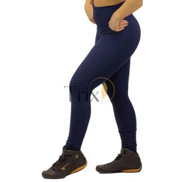 Imagem de Calça Legging Bolha Texturizada Flocada Fitness