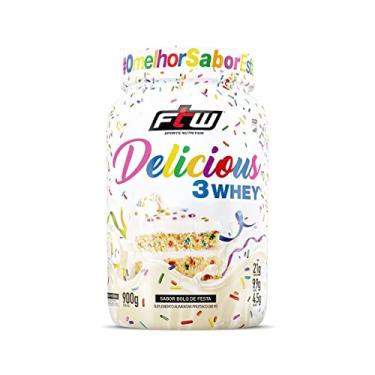 Imagem de FTW DELICIOUS 3 WHEY - FTW – SABOR BOLO DE FESTA – 900g