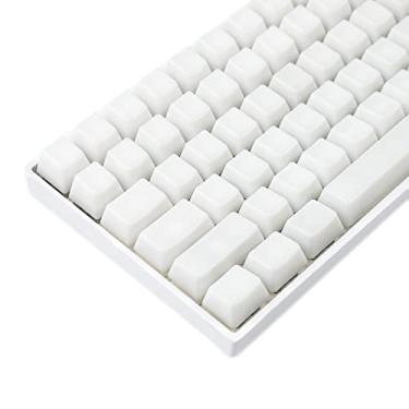 Imagem de 120 teclas ABS ANSI ISO 1,2 mm Névoa de leite em branco OEM perfil brilho através da capa para teclado mecânico MX RGB GK61 96 84 68 108 87