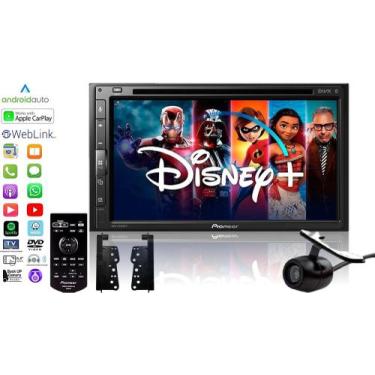 Multimídia 2Din 8 Polegadas Touch Tooth TV Espelhamento USB FM Web Link,  Pioneer, Pacote de 1