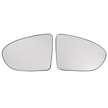 Imagem de Qiilu Espelho Exterior 2 PCS 96302BR72A Espelho Lateral Vidro Espelho de Porta Aquecida Vidro Retrovisor Substituição do Espelho para Qashqai J10 2006 2013 (Lado Esquerdo)