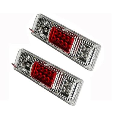 Imagem de 2 x Indicador de Segurança de Veículo de Carro Luz LED para Parada de Luzes de Giro Reverso Traseiro