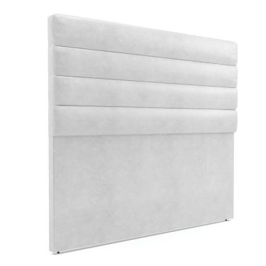 Imagem de Cabeceira Para Cama Box Casal 140 Cm Corano Branco