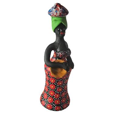 Imagem de boneca afro vestido vermelho