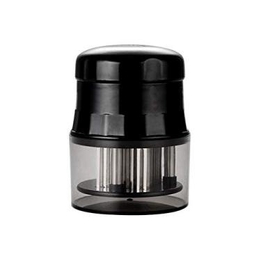 Imagem de Tenderizadores profissionais para carne com agulha 56 lâminas de aço inoxidável, ferramenta de cozinha para bifes, frango, peixe, porco, acesso durável para cozinha, tenderizadores pretos